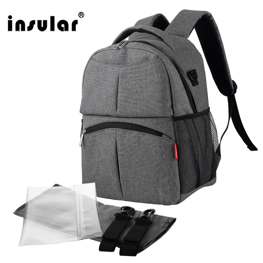 2019 Wholesale New Fashion Waterproof Nylon Baby Diaper Bag Backpack Multifunctional Mommy ...