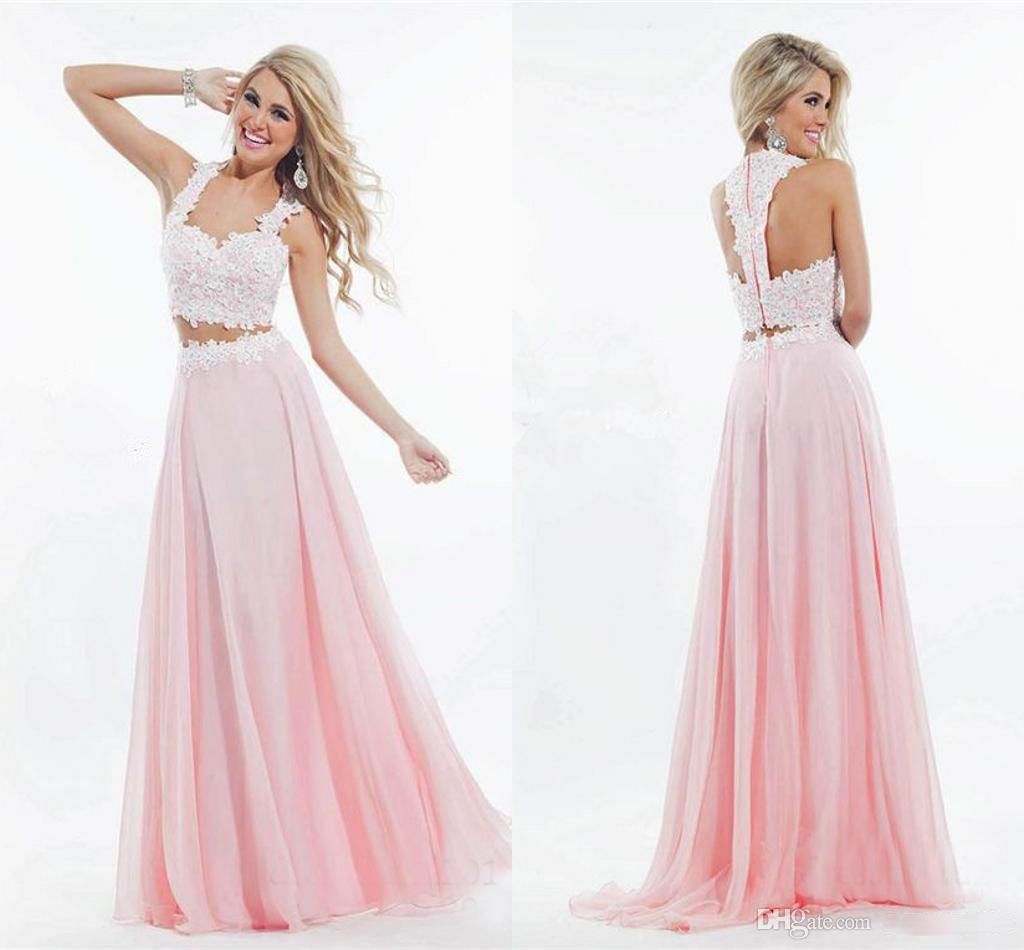 2 piece prom dresses 2019