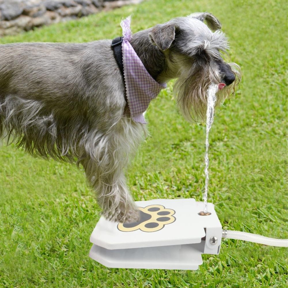 2018 Pet Dog Automatic Water Fountain Dog Sprinkler Dispenser Paw