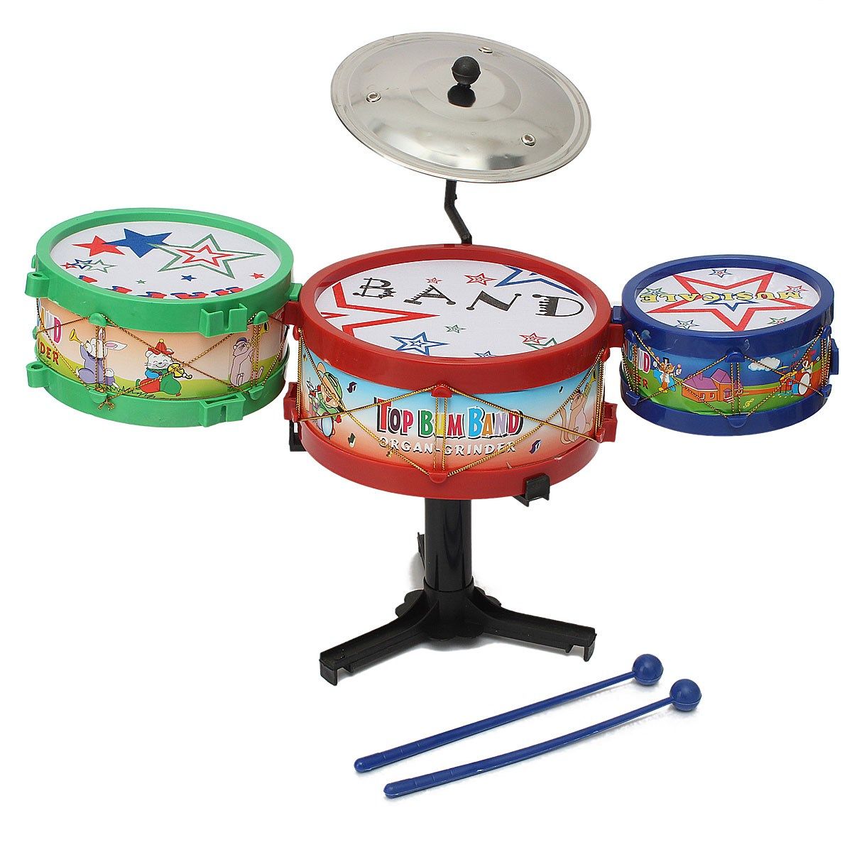 2019 Mini Children Drum Kit Set Musical Instruments For Band Toy Bass