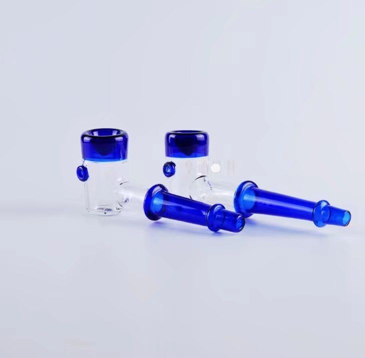 2021 Blue Pipe Glass Smoking Paraphernalia, Wholesale Glass Bongs