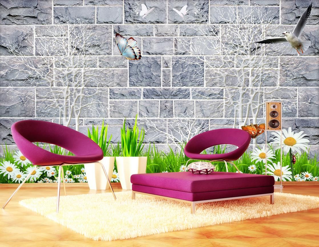 Hd Classical Living Room Tv Sofa Background Wall Murals Mural 3d