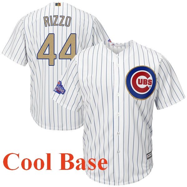 Wholesale Best Use 2017 World Series Patch Chicago Cubs Jerseys Blank 3