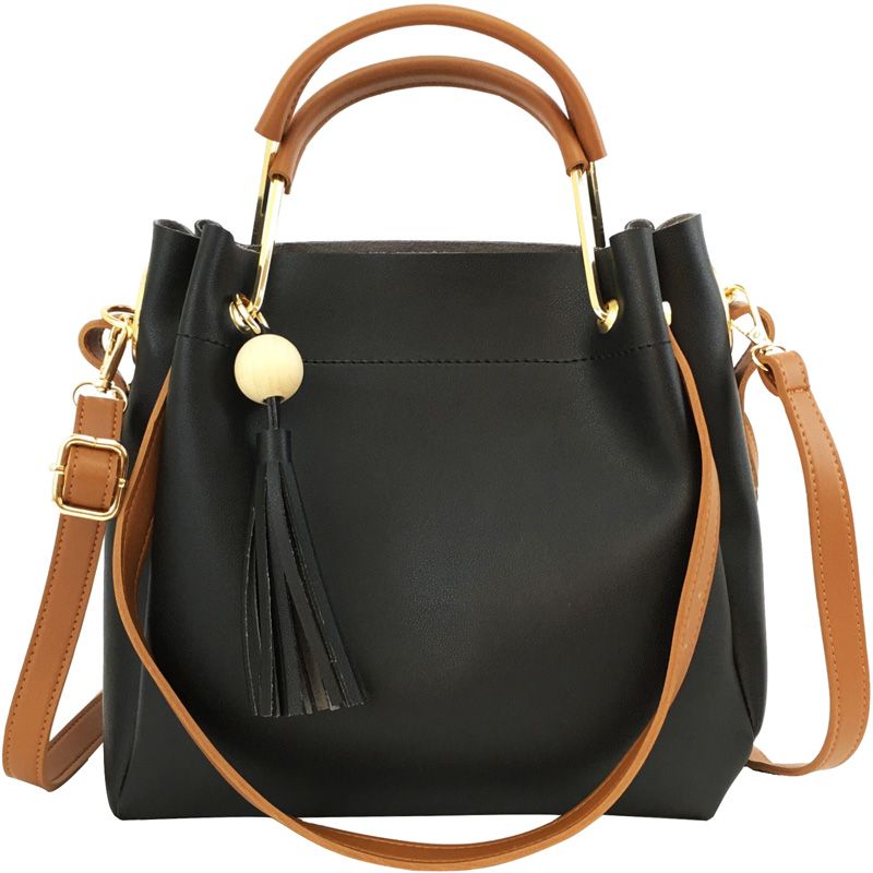 Women Elegant Handbag With Inside Small Pouch And With Two Short Handles Two Short Shoulder ...