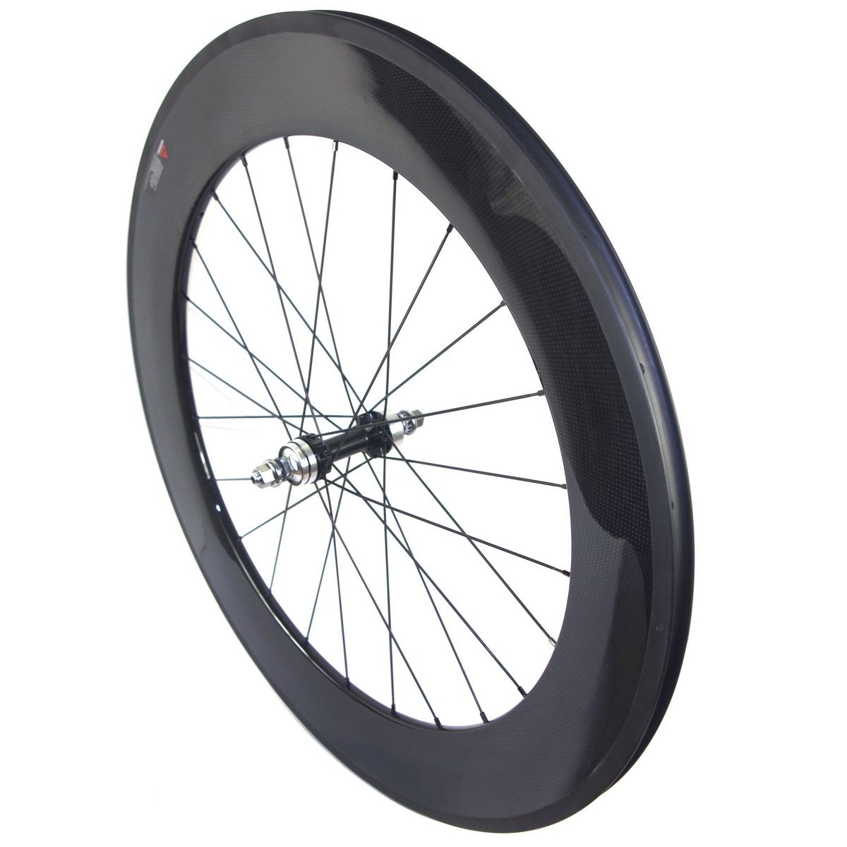 Full Carbon Fiber Fixed Gear Wheels 80mm Depth 23mm Width 3K Track
