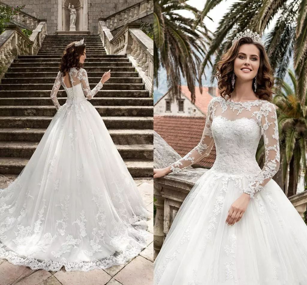 Lace A Line Wedding Dress