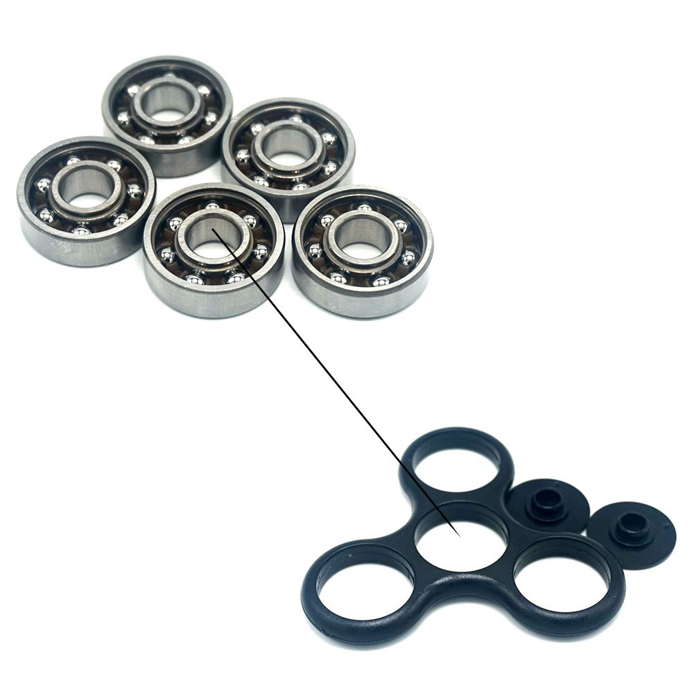 608 steel ball bearing for tri spinner fidget toy hand spinner in fidget spinner bearing size