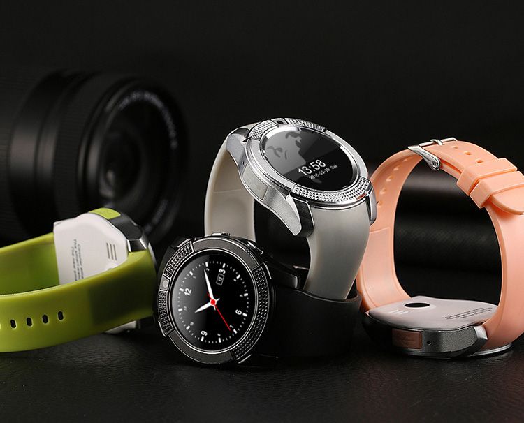 smart watch v8 gold