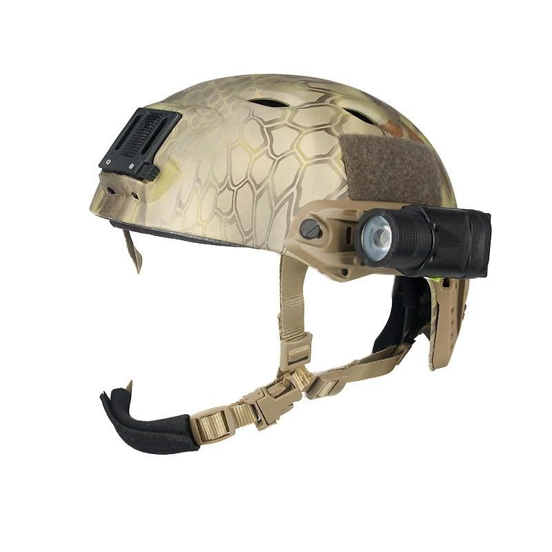 Tactical Flashlight M3 LED Helmet Torch With 20mm Rail For Camping For