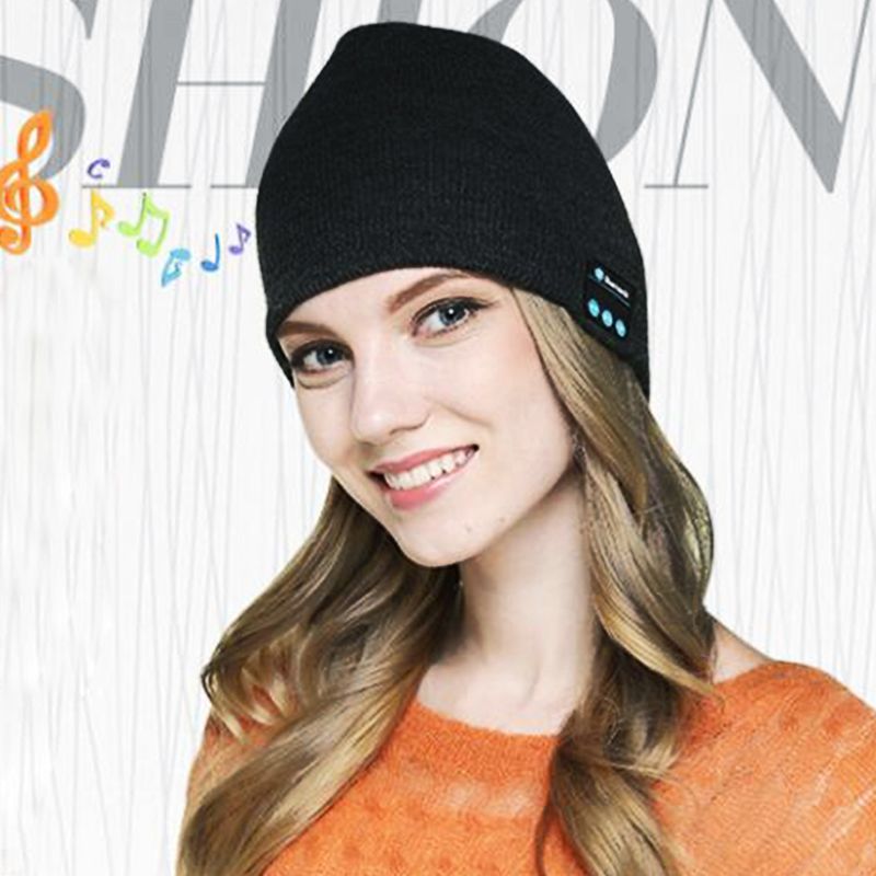 beanie hat with earbuds