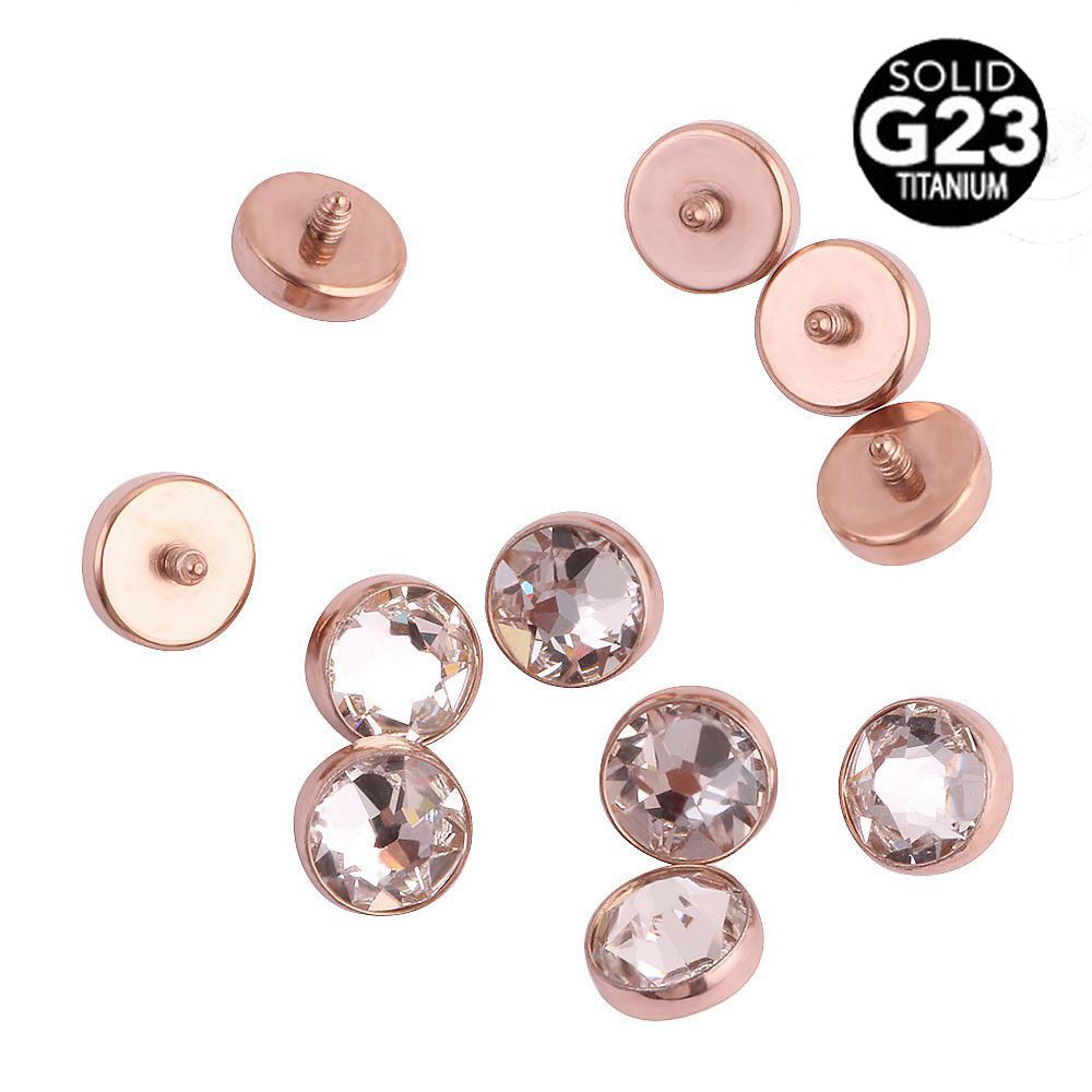 2020 G23 Solid Titanium Micro Dermal Anchor Top Dermal