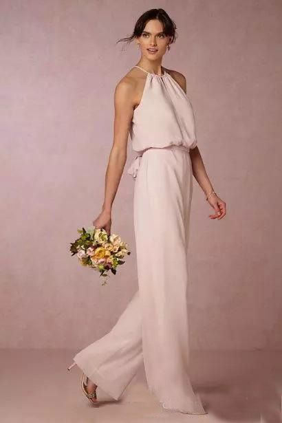 chiffon bridesmaid jumpsuits