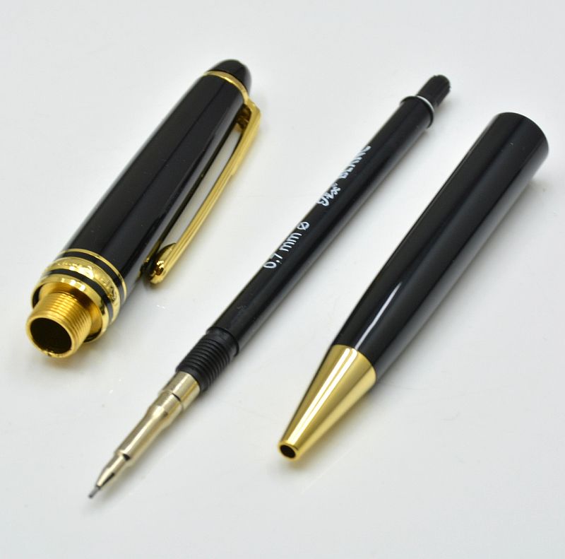 Luxury M163 pencil best black resin mechanical pencil 0.7mm office