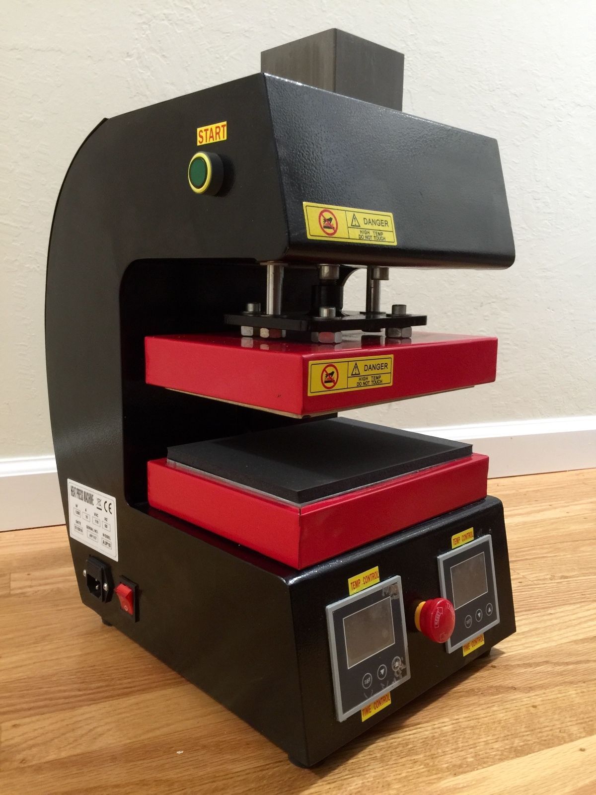 2019 8 X 6 Electric Rosin Heat Press Dual Element Heating From