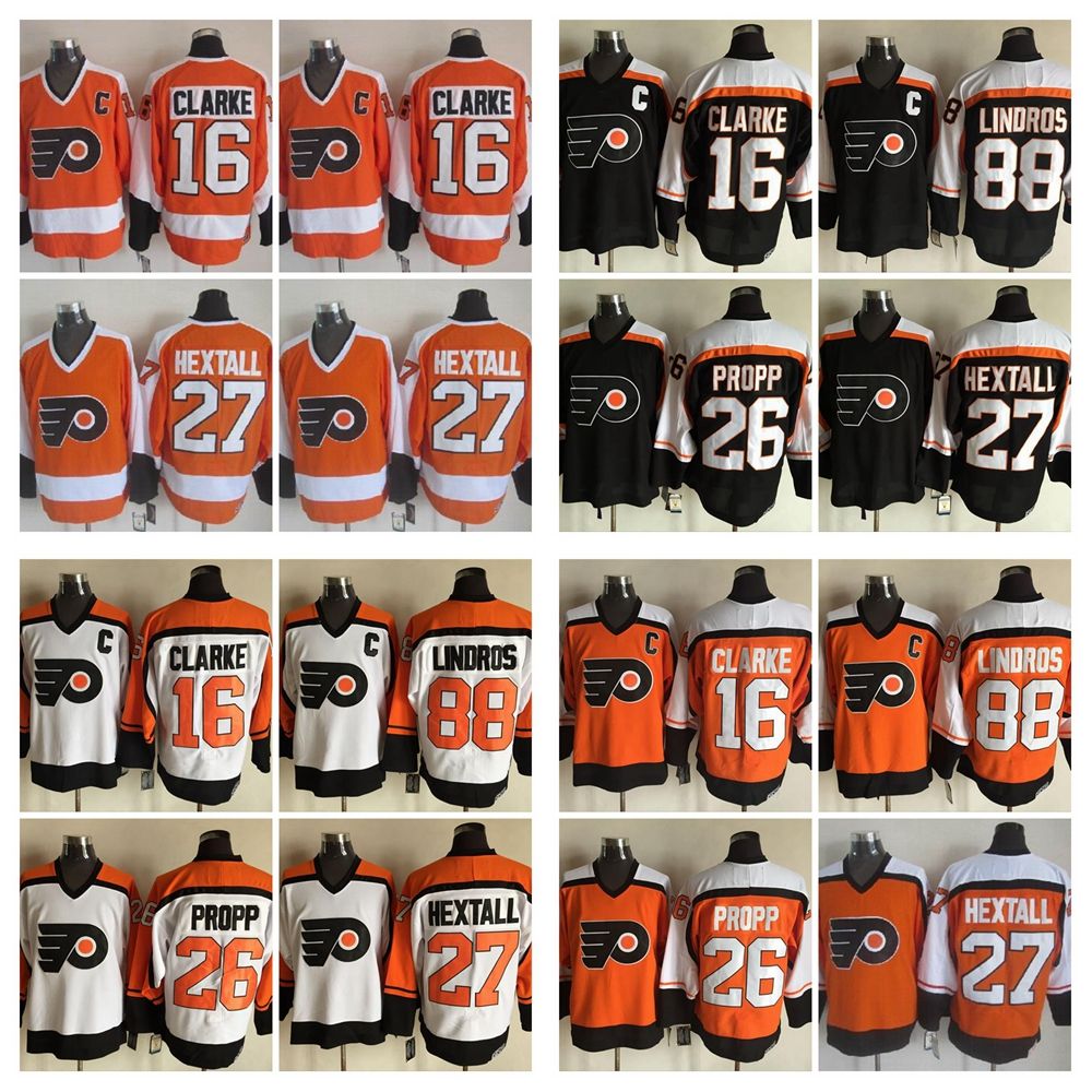 philadelphia flyers 88 eric lindros stanley cup orange throwback ccm philadelphia flyers throwback jerseys