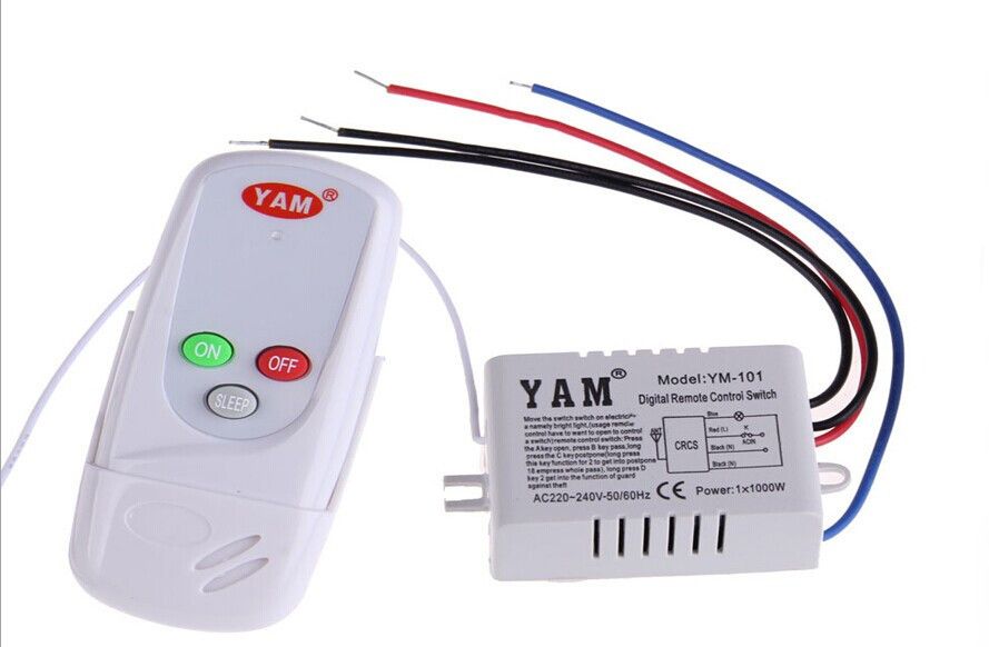 2018 1 Way Ir Digital Wireless Remote Control Switch