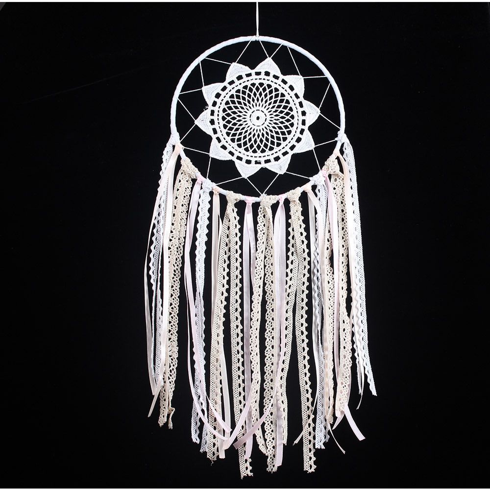 2019 white handmade macrame