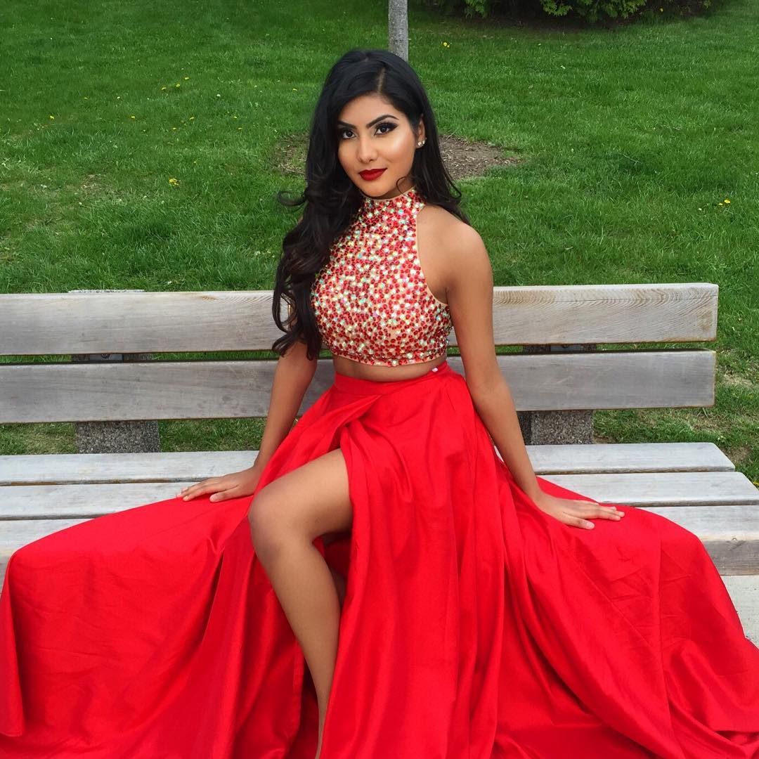 Red Emo Wedding Dresses