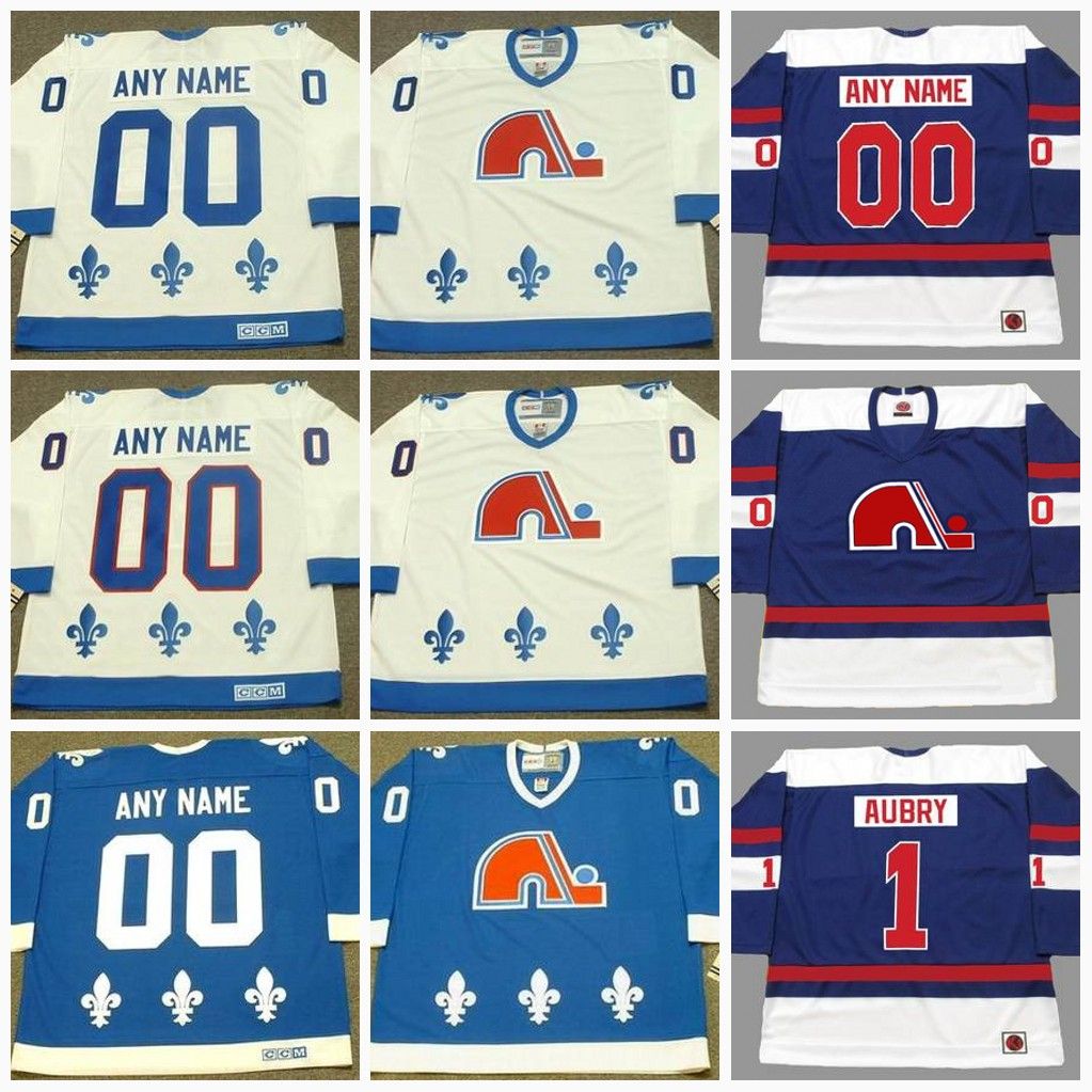 2019 Quebec Nordiques Mens Jerseys Customized With Any Name & Number M