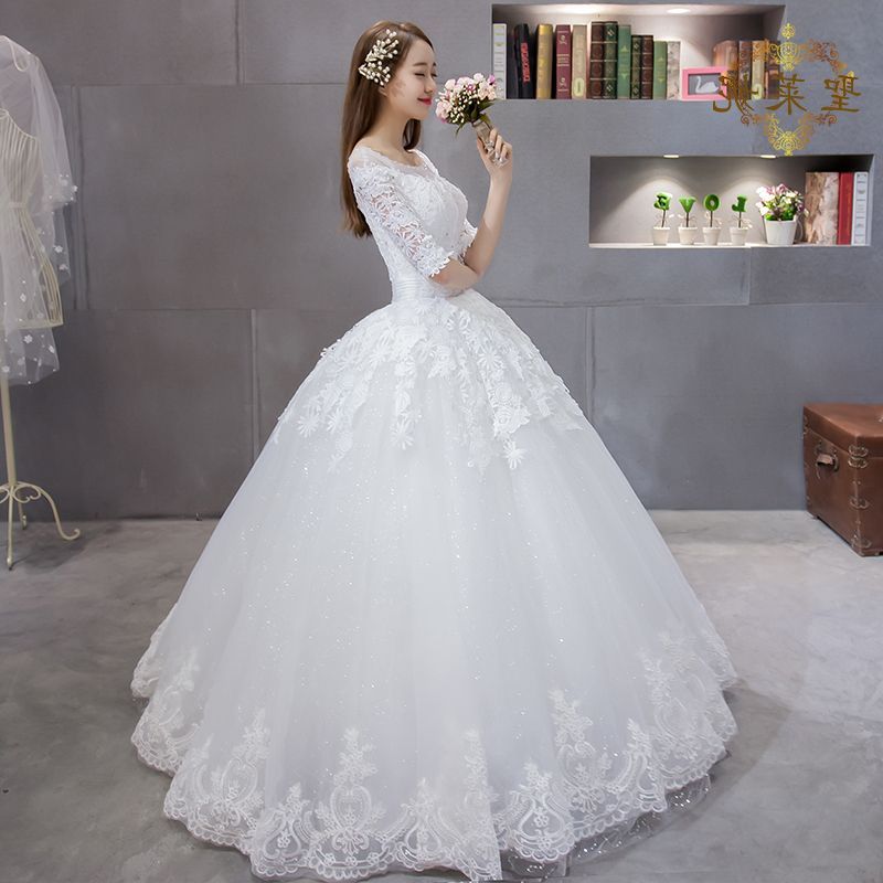 Image of wedding dress korean style