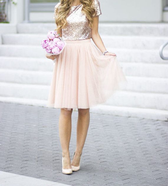 rose gold 2 piece outfit