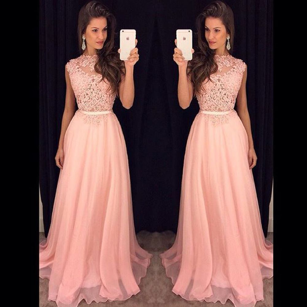 fancy pink gown