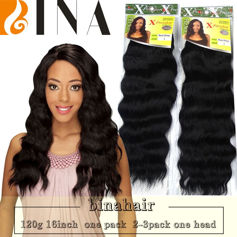 2018 BINA Xpression Rose Deep Weave Synthetic Weaving Hair Extensions