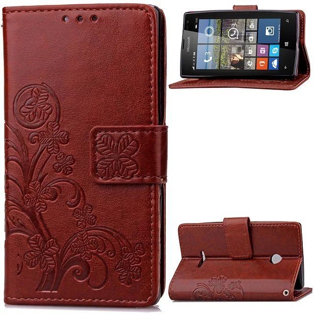 r Flower Lucky Wallet Leather Case For Nokia 