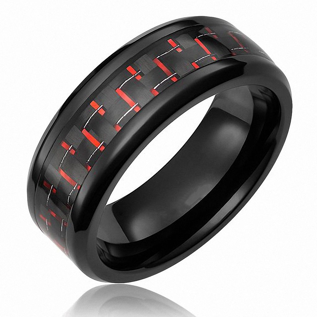 Best Quality Queenwish Mens Promise Ring 8mm Tungsten Carbide