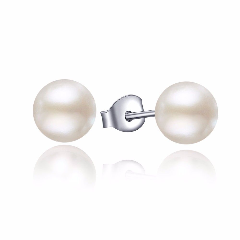 2018 fashion pearl jewelry supplier 6 10mm size natural real pearl 10mm size