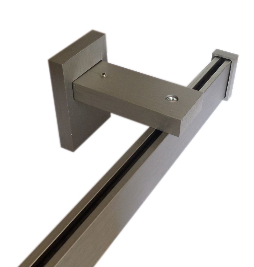 Luxor 35x14mm Curtain Rod Decorative Bracket Single 8cm Bracket