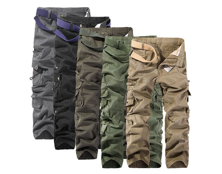 Compra Pantalones Cargo De Los Hombres De Color Caqui Camuflaje Para Hombre  Casual Multi Larga Del Bolsillo Militares Del Ejército De Pantalones De  Trabajo 28 40 Barato | Entrega Rápida Y Calidad | Es.Dhgate