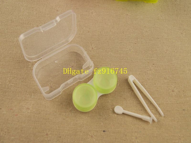 4 In 1 Kit Companion Box Contact Lens Box Eyeglasses Case With Tweezers