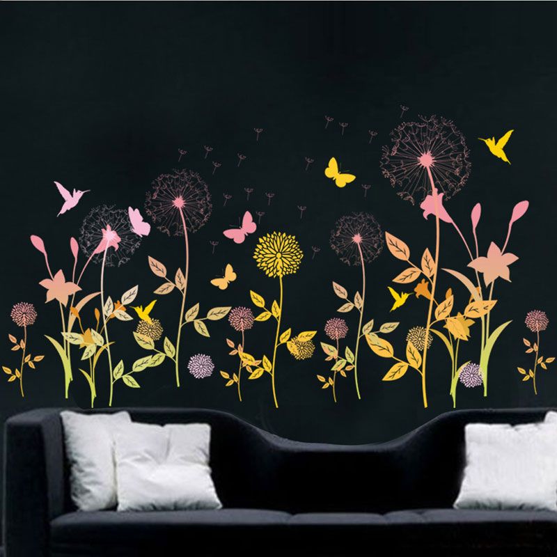 Avoir Images Acheter Lumiere Jaune Pissenlit Stickers Muraux Salon Art Decal le plus cool salutations