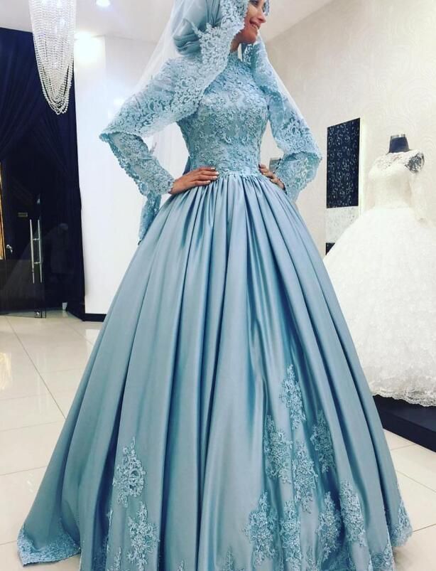 Blue Muslin Dress
