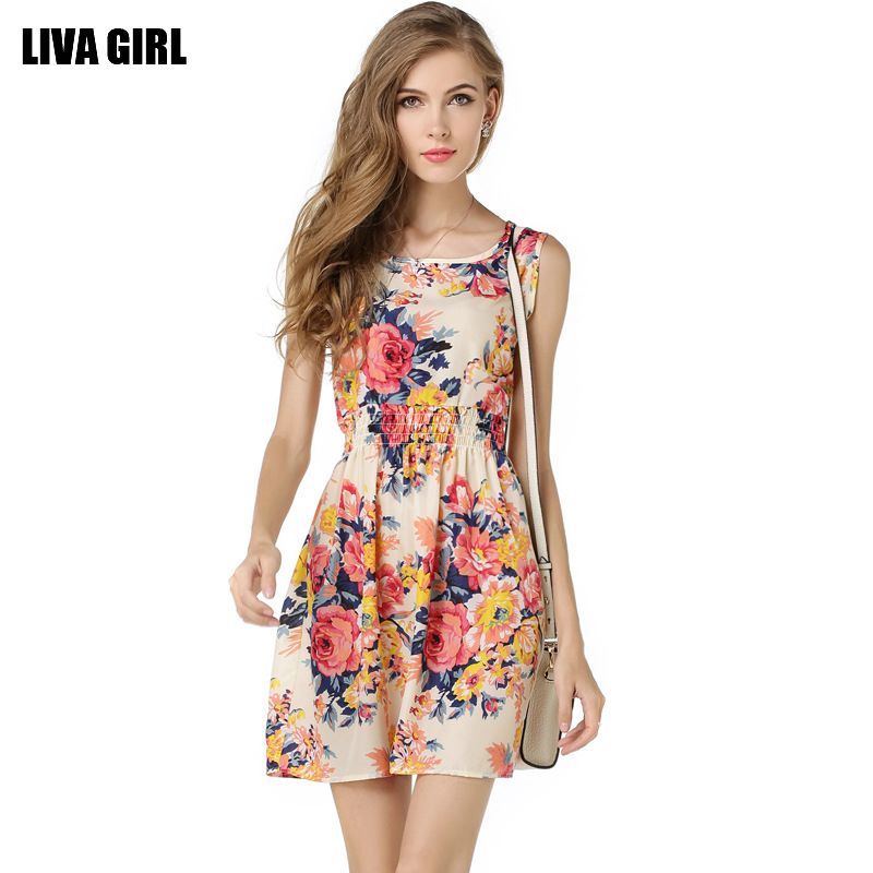 Floral Chiffon Dress