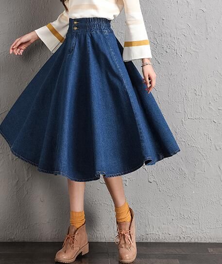 mid calf skirts