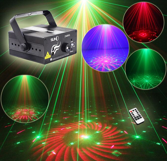 mini laser light show