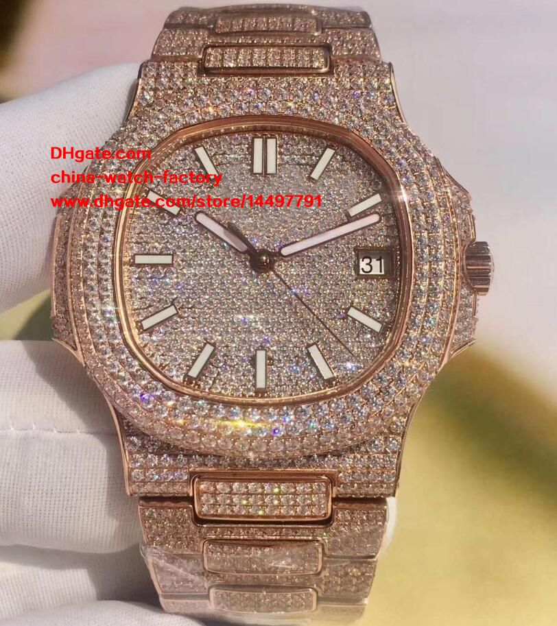 Best Edition DM Factory 40.5mm Nautilus 5711/1R 001 18k Rose Gold Full