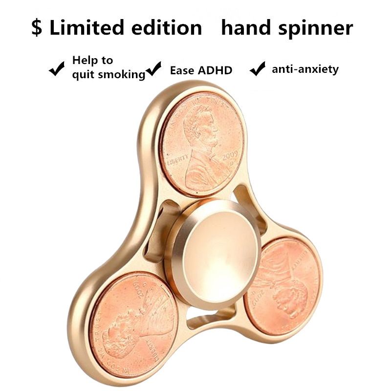 Cent Metal Fingertip Fid Spinner Gyroscope Finger Ring