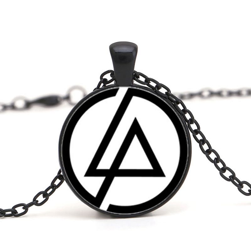 acquista 2017 fashion fans linkin park logo collana gioielli 25 mm