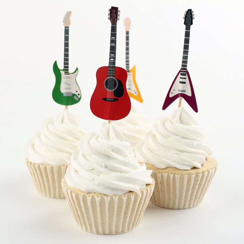 Guitar Birthday Cake Topper The Cake Boutique