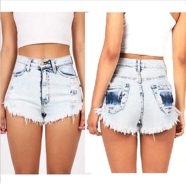 2019 Young Girl Hot Jeans Shorts Denim Shorts In Summer Europe American ...