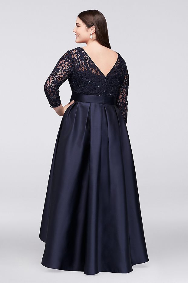 a line gown dress