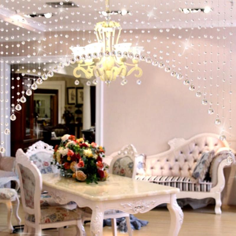 2018 New 1m String Crystals Beads Curtain Window Diy Wall 2018 New 1m String Crystals Beads Curtain Window Diy Wall Home Decor Wedding Backdrop Festive From Sunninghu 2 23 Dhgate Com