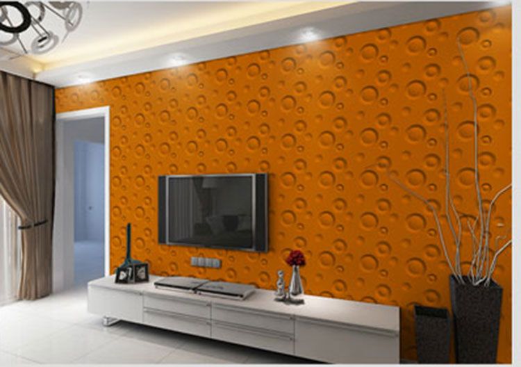 New Design 3D PVC Wall Panel For Livingroom Waterproof ...