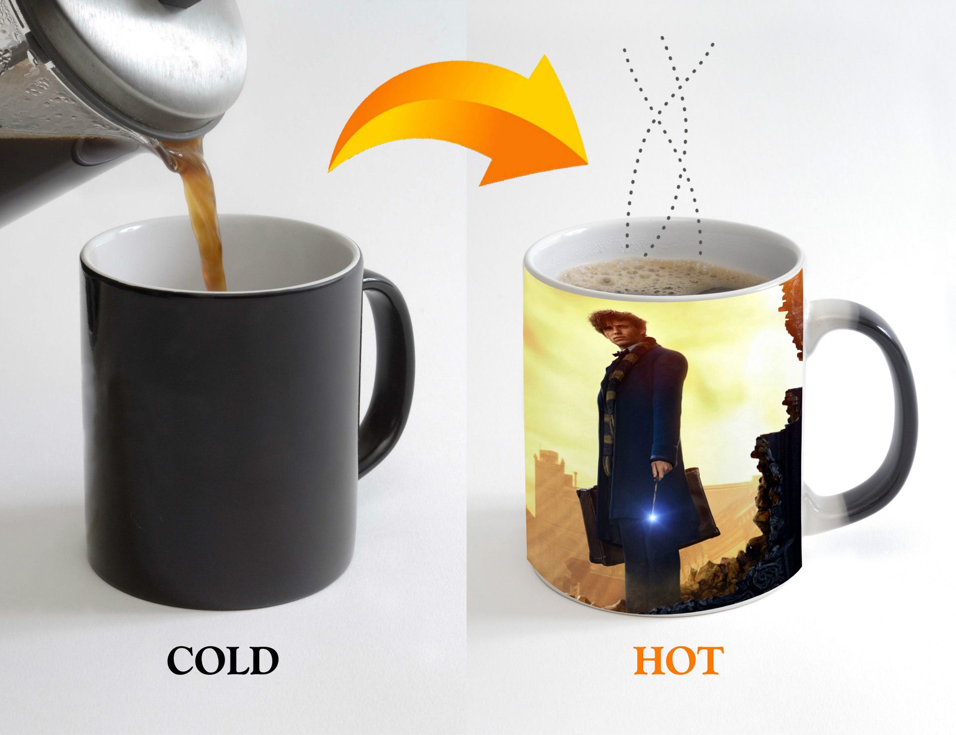 fantastic beasts and where to find them mug color changing mugs heat