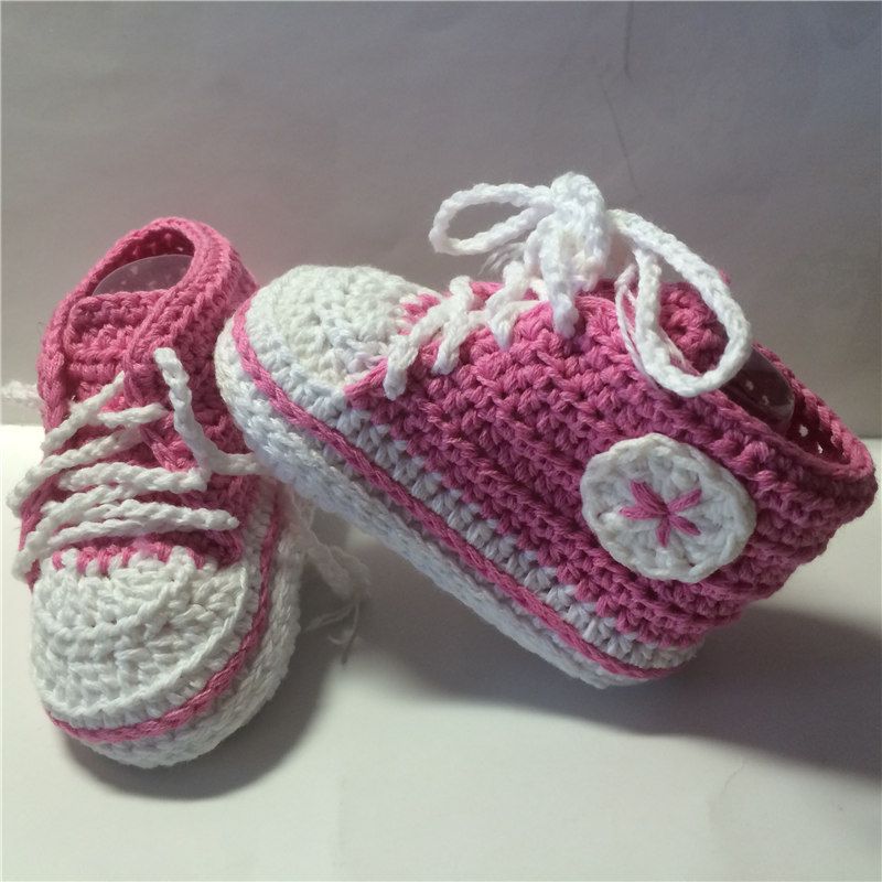 yarn baby shoes