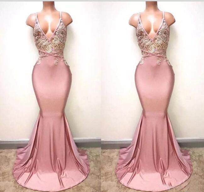 dusty pink formal dresses