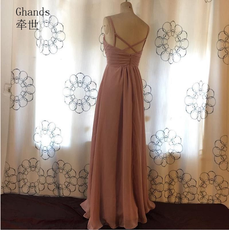 jjshouse blush pink bridesmaid dresses